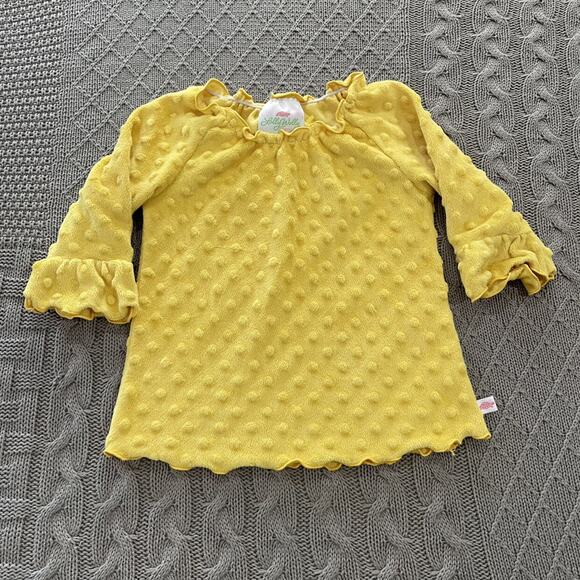Lolly Wolly Doodle Other - Lolly Wolly Doodle Mustard Yellow Popcorn Top ~ 2